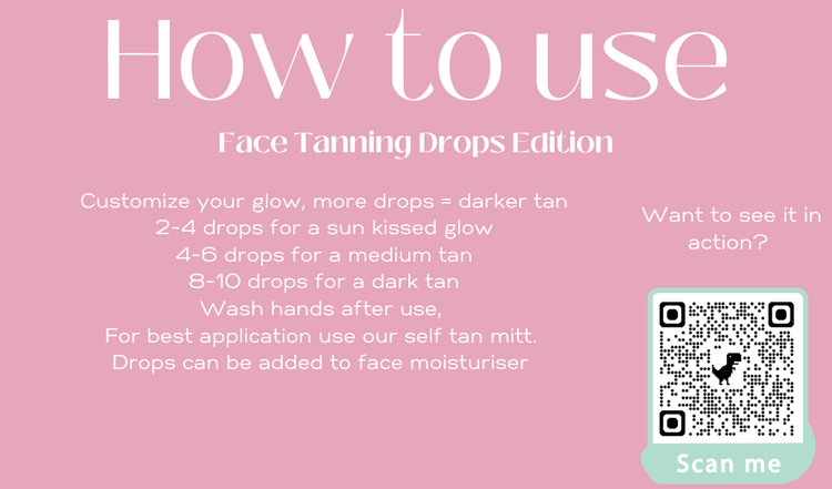 Face Tanning Drops