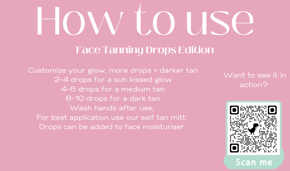 Face & Body Tanning Drops